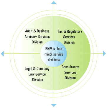 RNM's  four major service divisions