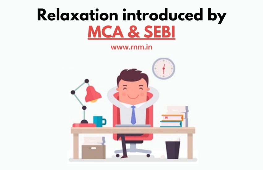 MCA & SEBI relaxations during corona