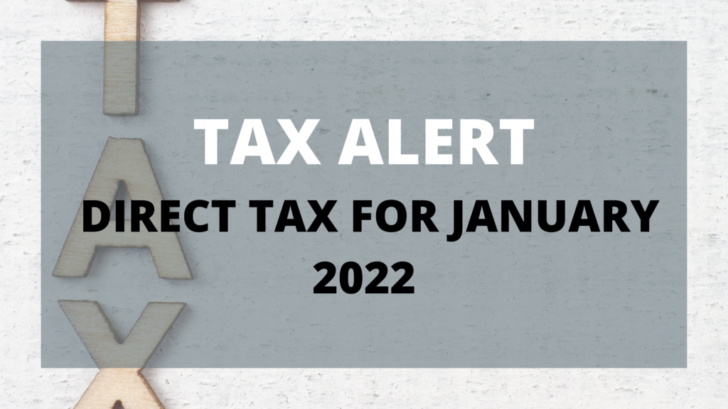 Direct Tax Alert