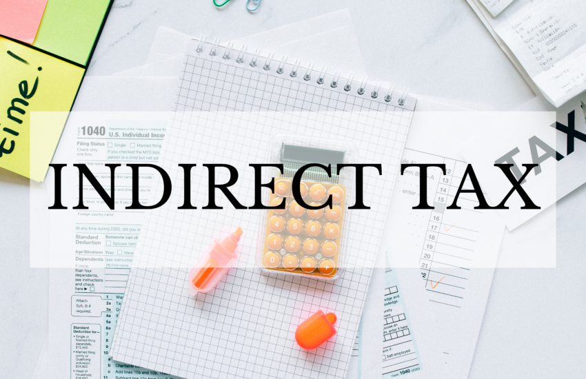 Indirect tax blog