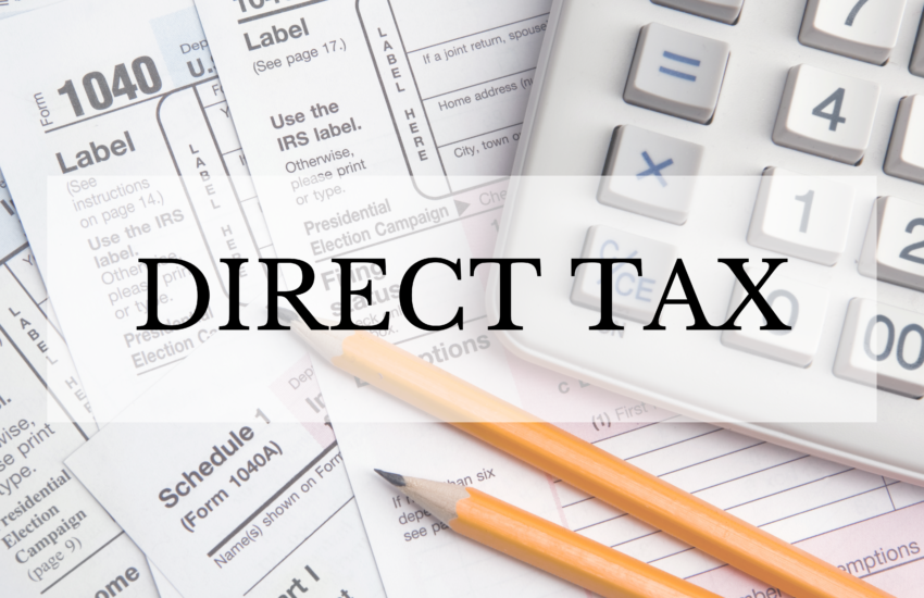 Direct tax blog