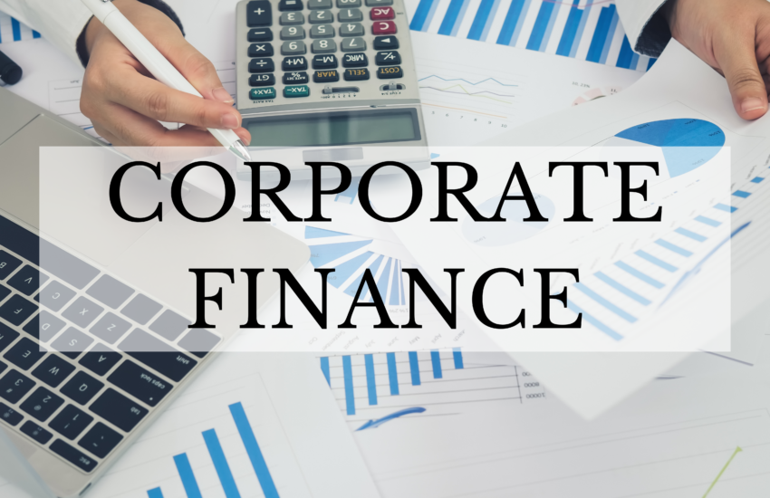 Corporate Finance updates