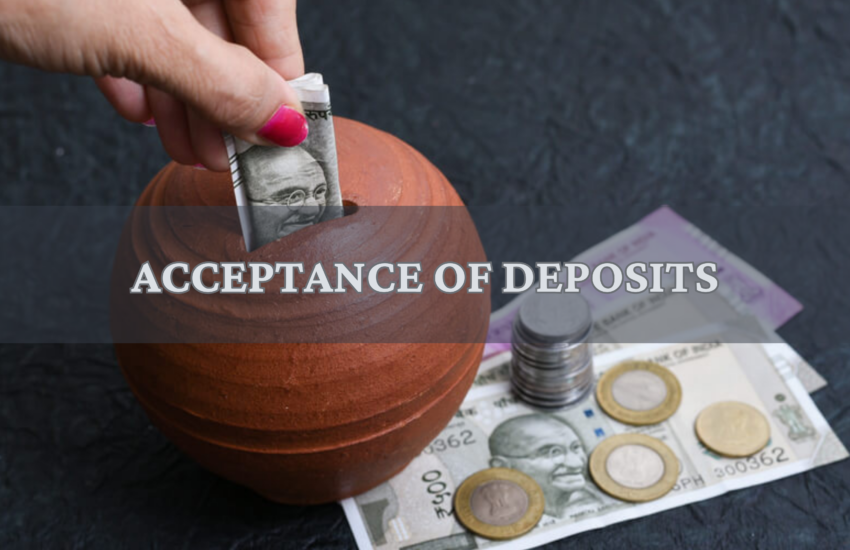 Acceptance of deposits